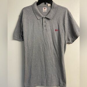 Levi's Classic Gray Polo Shirt for Men Size Xl